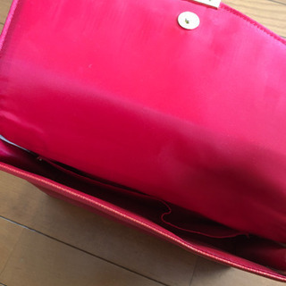 ショルダーバック（朱色）の画像