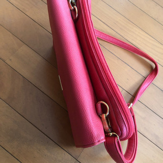 ショルダーバック（朱色）の画像
