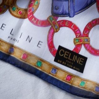 セリーヌ Celine  ポーチ＆ハンカチセット 未使用品の画像