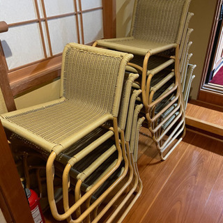 【0円】夏用椅子　12脚　集会にピッタリの画像