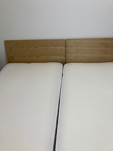 無印良品　シングルベッド2台