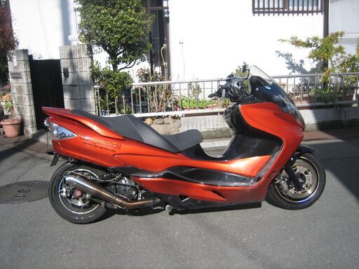 スカイウェイブ２５０　CJ44 前後エアーサス　超綺麗説明動画付き