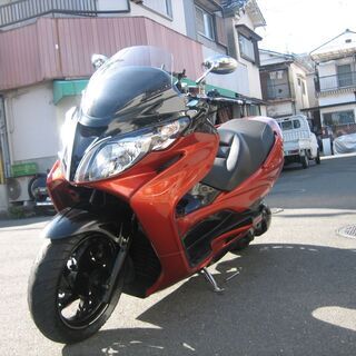 スカイウェイブ２５０　CJ44 前後エアーサス　超綺麗説明動画付きの画像