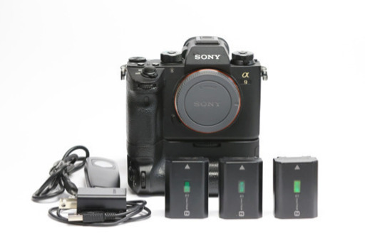 ★SONY α9 ILCE-9 ボディ・バッテリーグリップ・バッテリー3個付き★