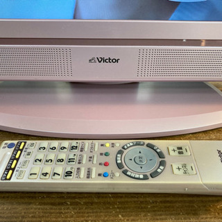 VICTOR/ビクター 地デジ液晶テレビ LT-20LC8 2007年製 20型TV リモコン付き 中古の画像