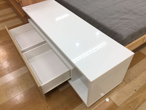 テレビボード　ナチュラル×ホワイト　【トレファク岸和田店】 テレビボード ナチュラル×ホワイト 【トレファク岸和田店】