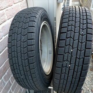 スタッドレスタイヤ＋アルミホイール 4本 165/70R14 DUNLOP DSX-2