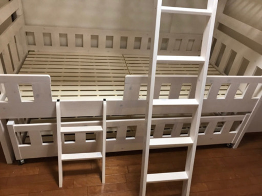 【取引中】3段ベッド　親子ベッド　使用期間1年未満　良品