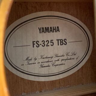 ヤマハ アコースティック ギター FS-325 TBS 6弦 ソフトケース付き 南12条店の画像