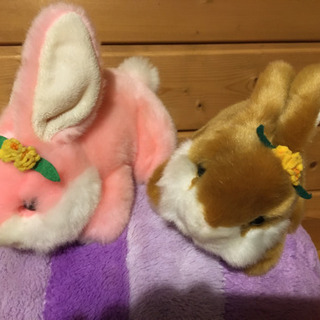 【値下げ】ウサギのぬいぐるみ 2匹