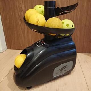 トスバッティングマシーンと室内用ネット