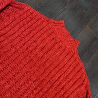 赤ニット♡レディース 直接お取引希望の画像