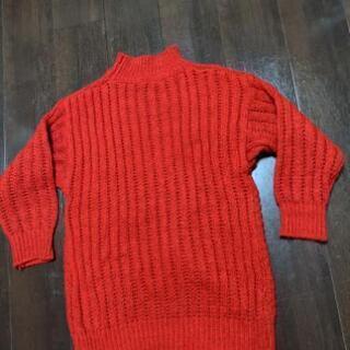 赤ニット♡レディース 直接お取引希望の画像