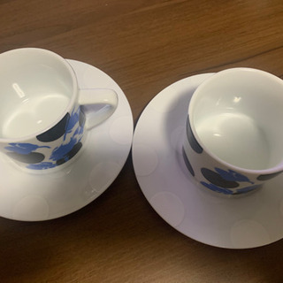 バラ柄 ティーカップ マグカップ 希望者と交渉中の画像