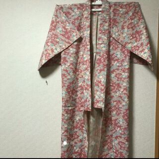 着物 ピンクの小紋 花柄