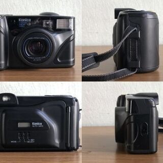 コンパクトフィルムカメラ Konica Z-up 28 W 28-56㎜ 動作未確認 ジャンクの画像