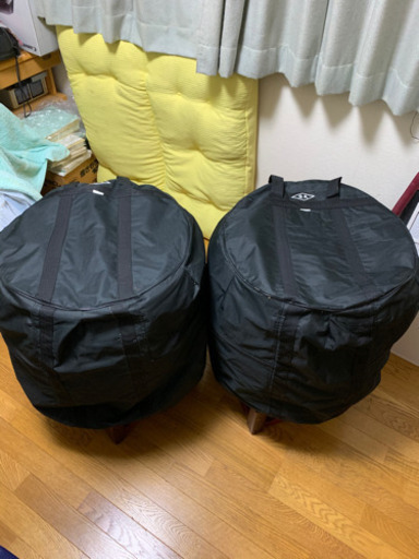 長胴和太鼓1.6尺2台セット 台座・ケース付き【引取り限定・美品】