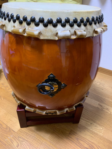 長胴和太鼓1.6尺2台セット 台座・ケース付き【引取り限定・美品】