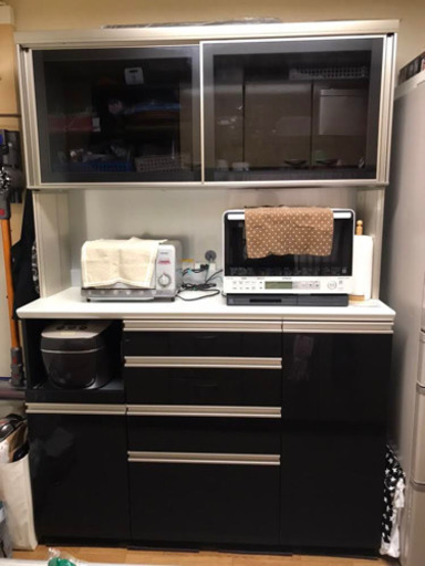 【値下げしました】キッチンボード　食器棚　美品　使いやすいよ♪