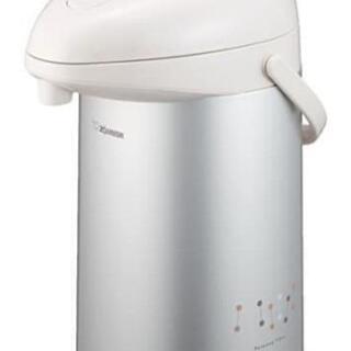 象印マホービン(ZOJIRUSHI) ガラス魔法瓶 エアー ポット 卓上 保温 3.0L メタリックグレー AB-RB30-HMの画像