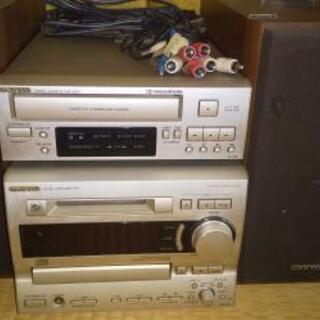 【ジャンク品】ONKYO システムコンポ