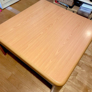 お値下げしました！ナチュラルこたつ付きテーブル☆スイデコ