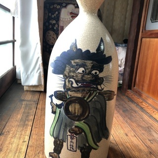 お取引中！大きな飾り徳利　ほっこりした鬼の絵柄