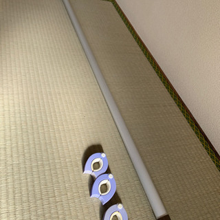 値下げします　物干し竿＆ストッパー　洗濯グッズ　の画像