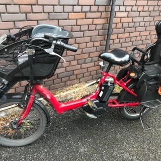 ヤマハパス　キッスミニ　リアつき　電動自転車　3人乗り