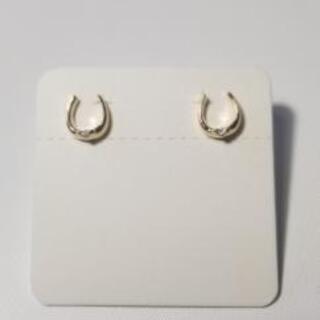 K18  ダイヤモンド　馬蹄ピアス   エレガント✨の画像