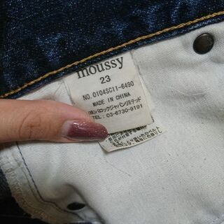 moussy デニムショートパンツの画像