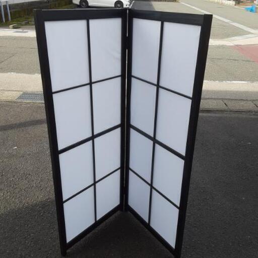 二連衝立障子
