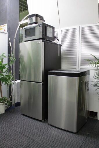 R2605) Haier 中古ハイアール　アーバンカフェシリーズ　冷蔵庫・洗濯機・電子レンジ・炊飯器　家電4点セット　自社配送エリア限定 家電セット 店頭取引大歓迎♪