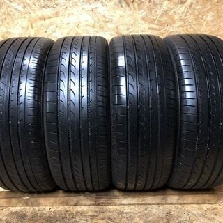 YOKOHAMA BluEarth RV-02 215/55R17 17インチ 夏タイヤ 4本 2019年製 バリ溝 レクサスHS オデッセイ パサート等　(MTD48) クレジットカード QR決済可能
