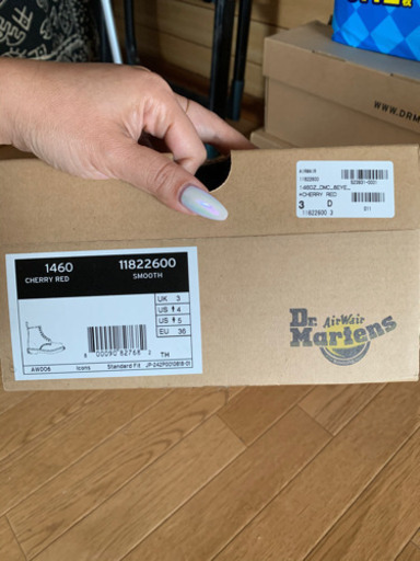 値下げ　Dr.Marten チェリーレッド　赤茶