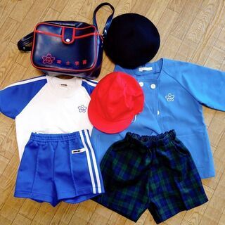 ★伊丹市富士学園★美品1ヶ月のみ使用★制服・体操服・かばんセット...