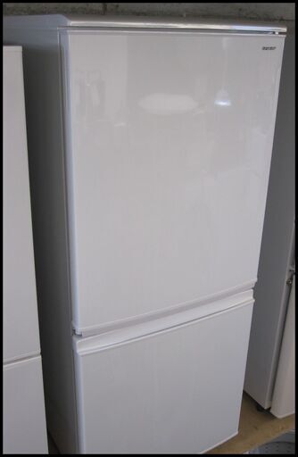 新生活！19800円 シャープ 2ドア冷蔵庫 137L 2018年 ホワイト SJ-C14D