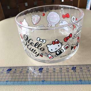 【もらってください】キティちゃんのガラスの器