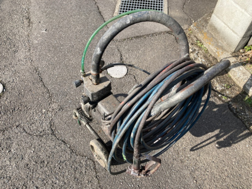 エアレス塗装機、ジャンク、セイワ.スーパー60L.30m