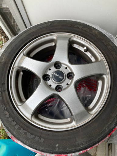 アルミホイール　5本スポーク　15インチ　175/60R15