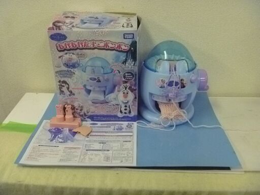 JM9852)タカラトミー アナと雪の女王 あむあむたまごポンポン 消耗品等一部無し 本体動作OK 中古品【取りに来られる方限定】