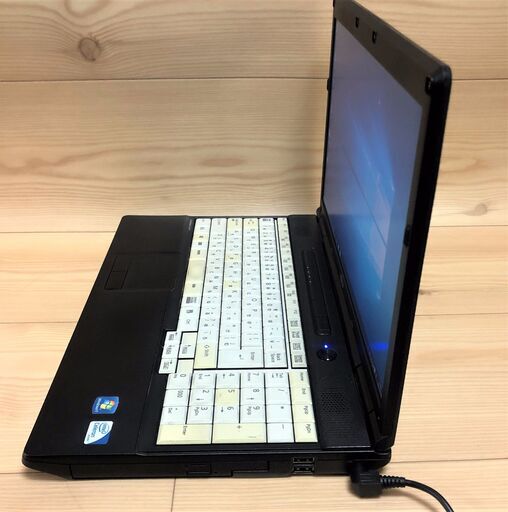 ノートパソコン 中古動作良品 15.6型 富士通 A561/D Celeron 4GB 250GB DVD-ROM Windows10