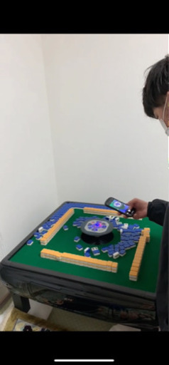 自动麻将台 床