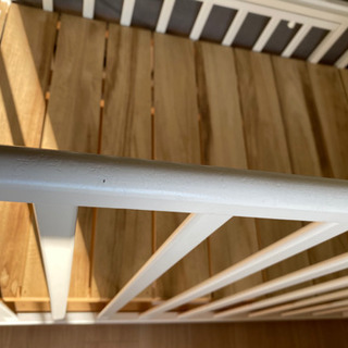 カトージ　ベビーベッド　ハイタイプ　ホワイトの画像