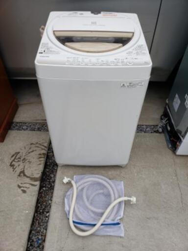 TOSHIBA 東芝 電気洗濯機 AW-6G2 6.0kg ホワイト