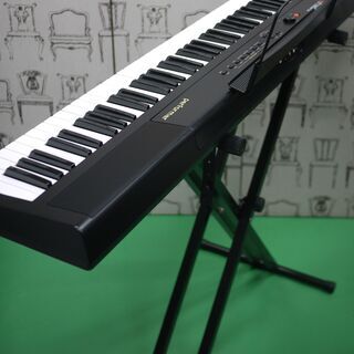 美品 Artesia 電子ピアノ 88鍵 軽量スリム設計 電池駆動対応 PERFORMER X型キーボードスタンド・サスティンペダル付属の画像