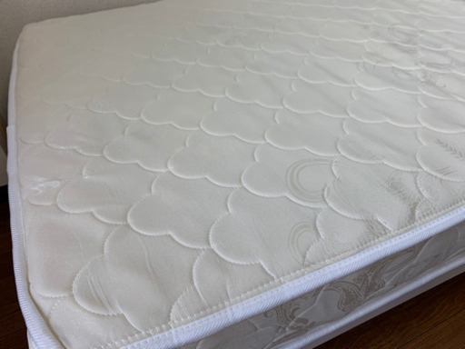 シングルすのこベッド　白色　美品　5000円！