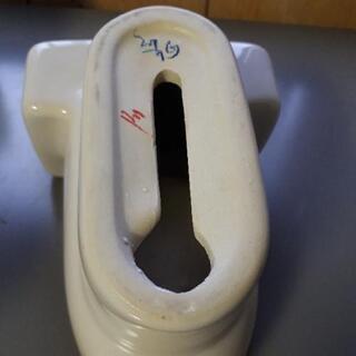 非売品　TOTO　便器オブジェ　ホワイトグレーの画像