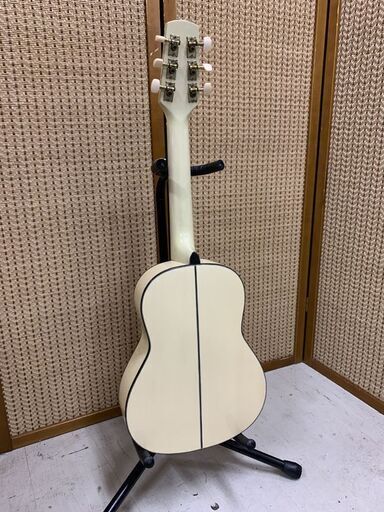Makway ミニアコースティックギター FG10VWH 全長75cm ソフトケース付き ホワイト系 ミニギター 南12条店
