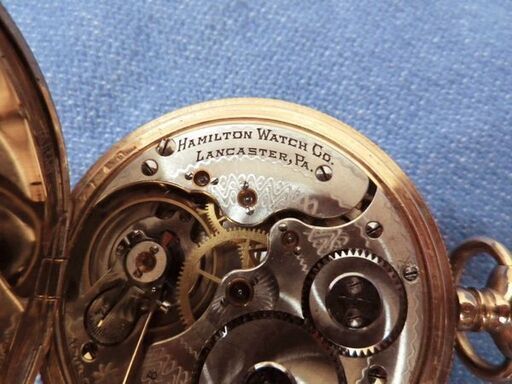 大幅値下げ！ヴィンテージ ハミルトン 懐中時計 Grade975 (Model 1) 1898年 ハンターケース フルハンター 札幌 